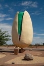 ULY 1 2018 - ALAMOGORDO, NM: Giant Pistachio at New Mexico`s PistachioLand